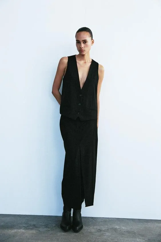 CHALECO ESPALDA SATINADA