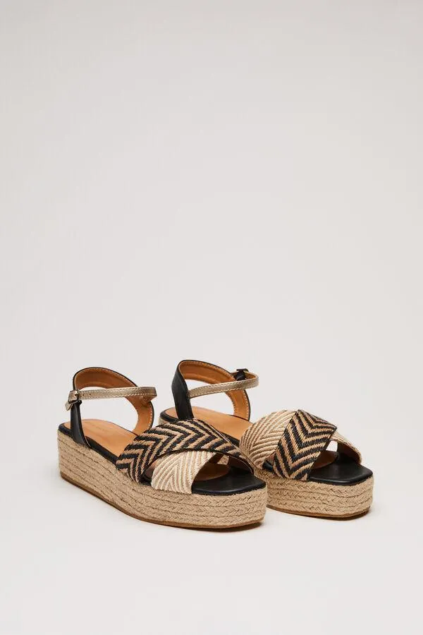 Sandalias plataforma esparto