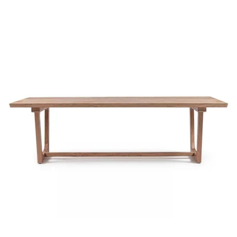 Teak outdoor dining table, Rancho