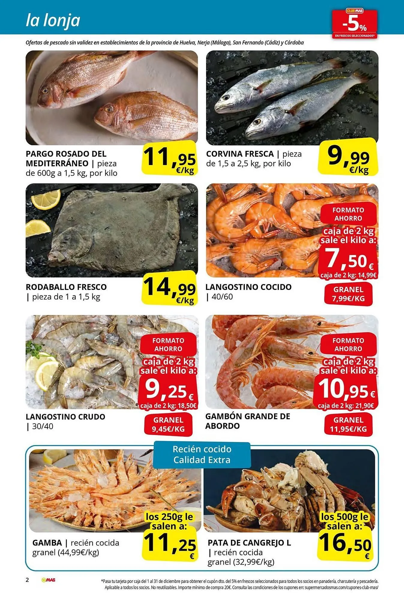 Catálogo de Folleto Supermercados MAS 19 de diciembre al 5 de enero 2026 - Página 2