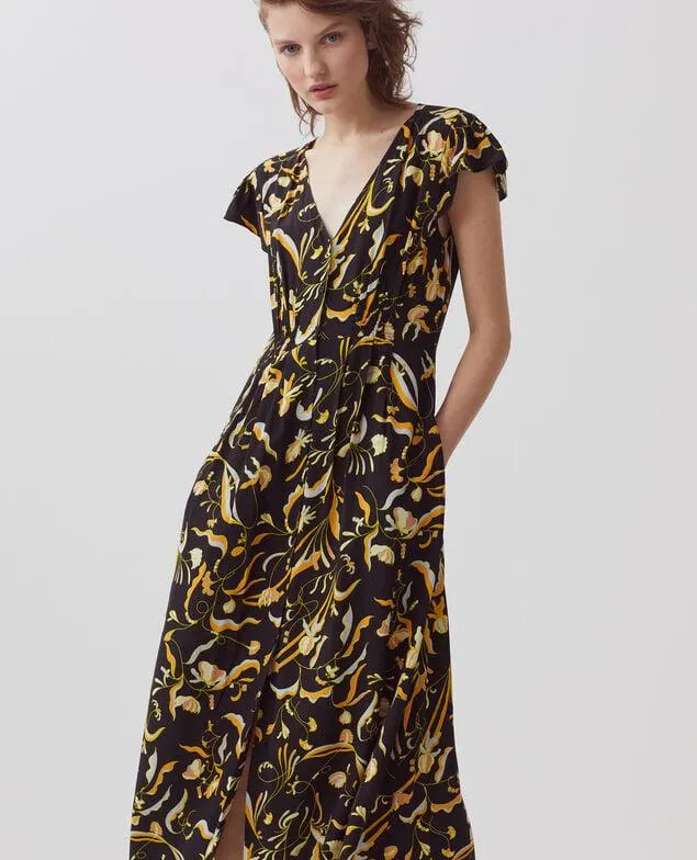 LUDIVINE - Vestido estampado fluido delicate fl