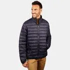 Plumífero de hombre con cuello alto