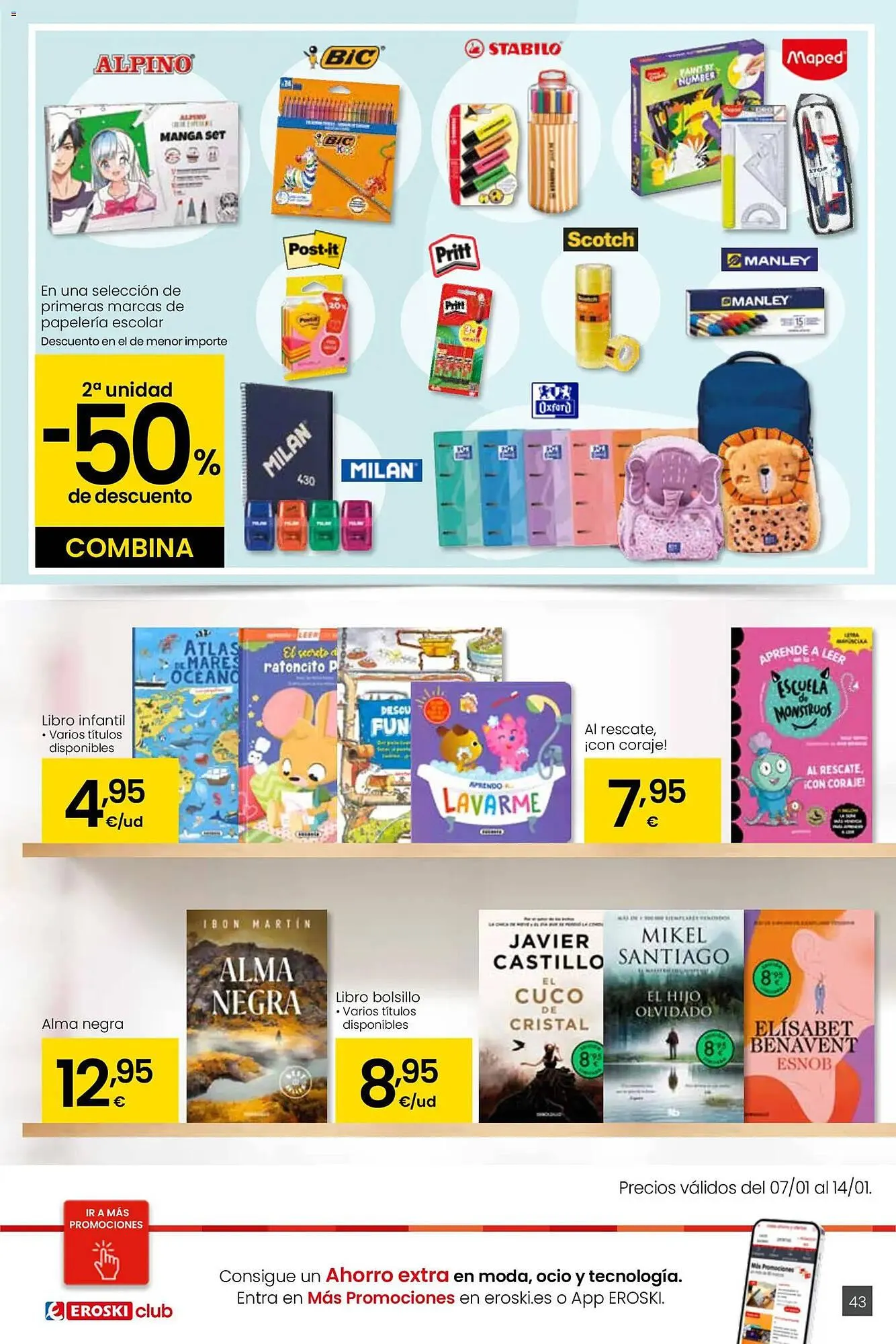 Catálogo de Folleto Eroski 5 de enero al 13 de enero 2026 - Página 43