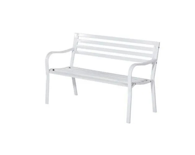 Banco de acero de banco de 2 plazas