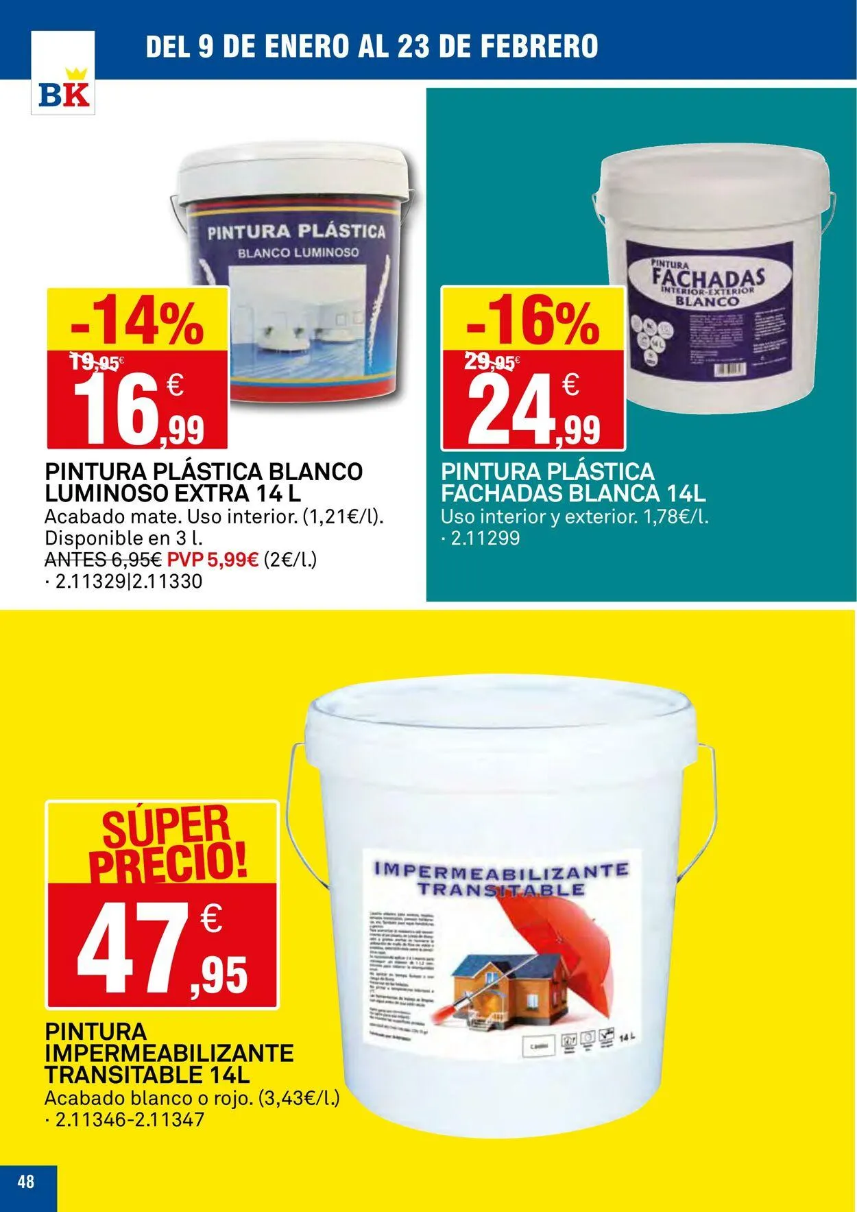 Catálogo de Bricoking Oferta actual 23 de enero al 6 de febrero 2025 - Página 48