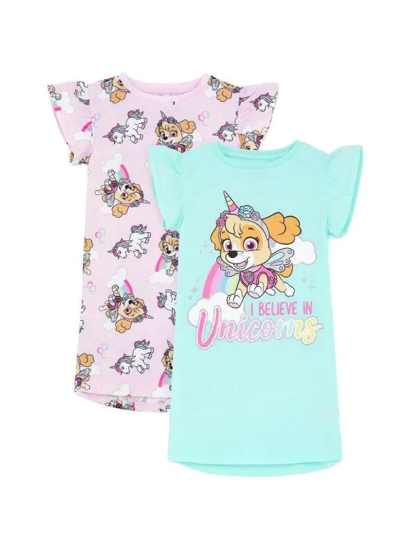 Camisón de Skye Unicornio Niñas Pack de 2