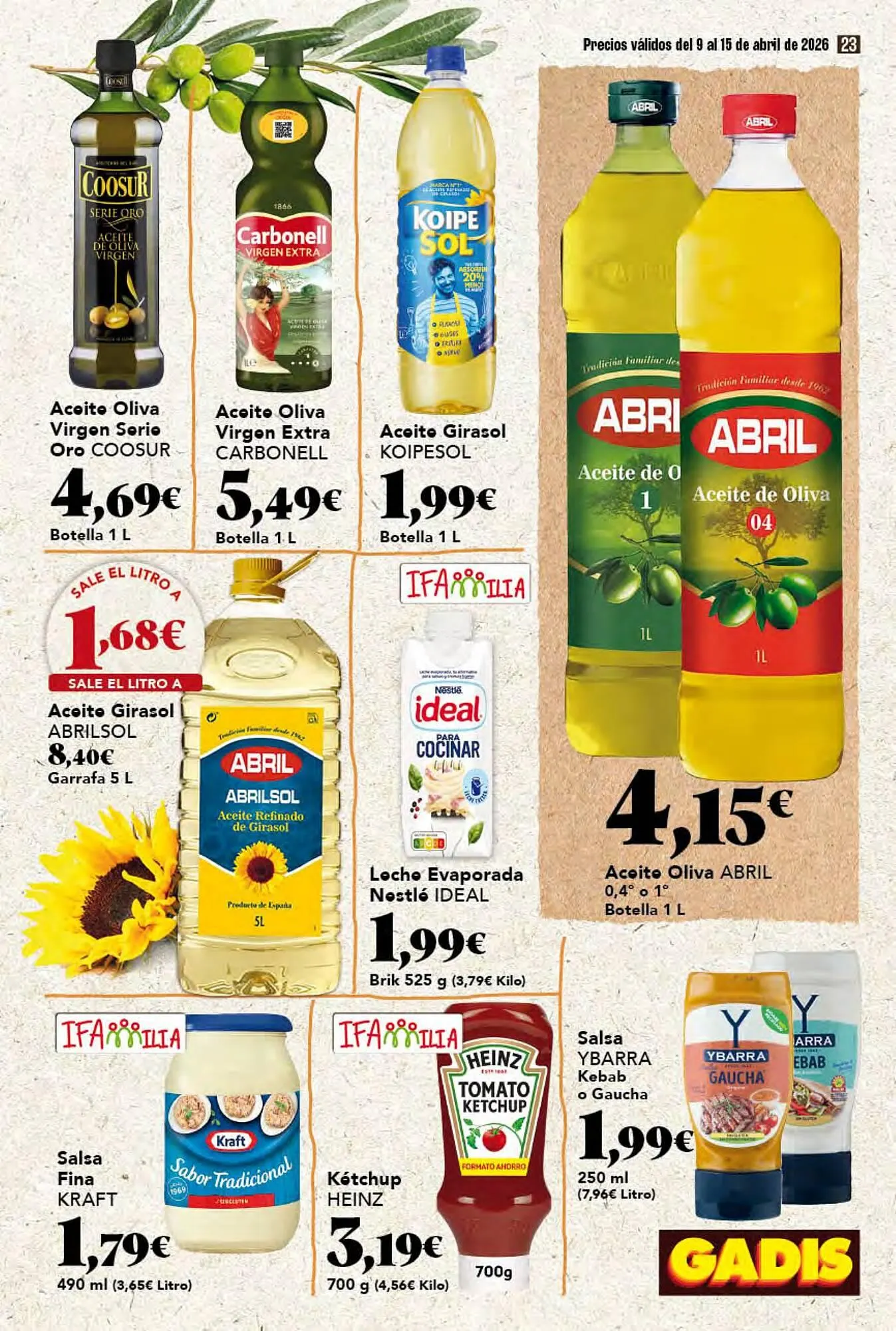 Catálogo de Folleto Gadis 9 de abril al 15 de abril 2026 - Página 23