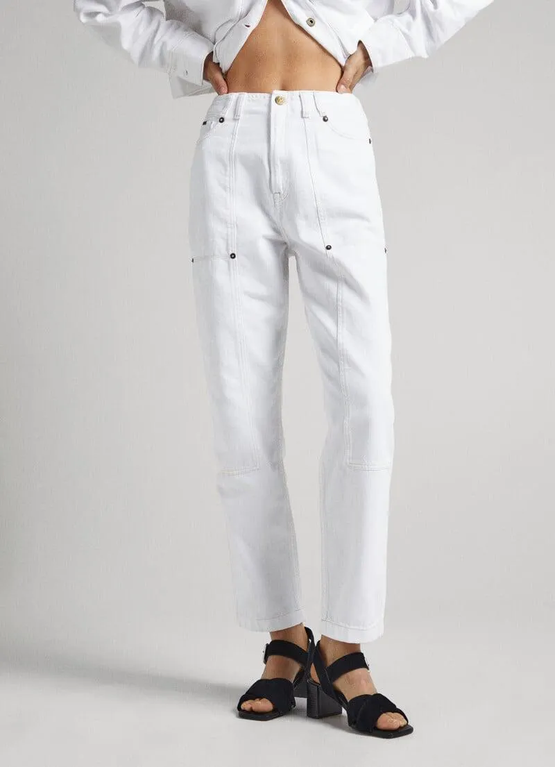 JEANS WILLOW FIT TAPER TIRO ALTO