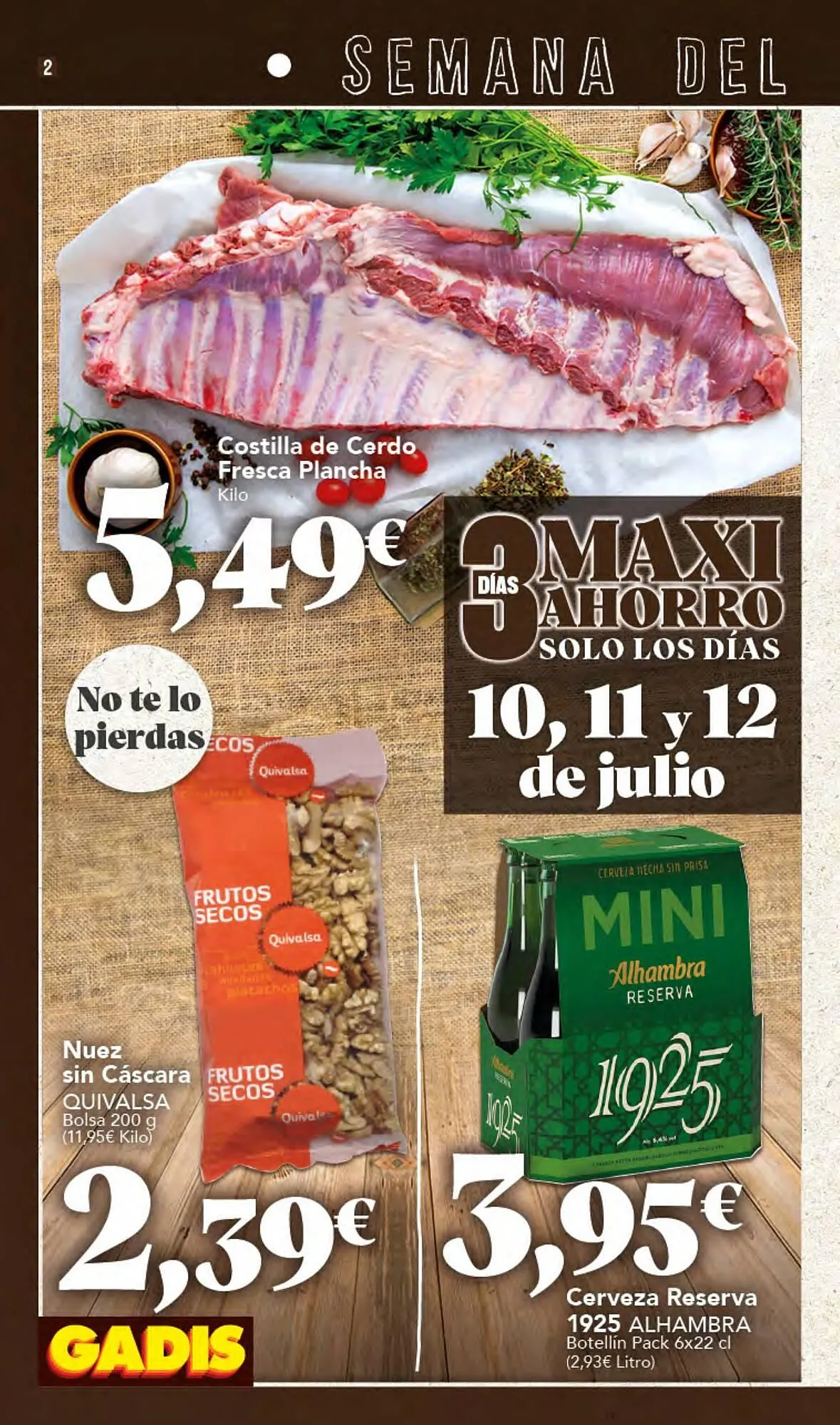 Catálogo de Folleto Gadis 10 de julio al 16 de julio 2025 - Página 2