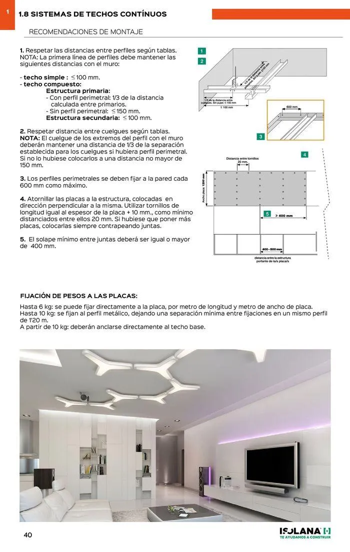 Catálogo de PLACA DE YESO LAMINADO – TARIFA ISOLANA 2024 18 de septiembre al 30 de septiembre 2024 - Página 35