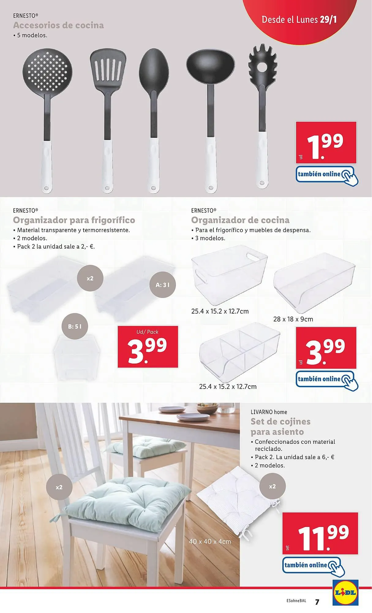 Catálogo de Folleto Lidl 29 de enero al 4 de febrero 2024 - Página 7