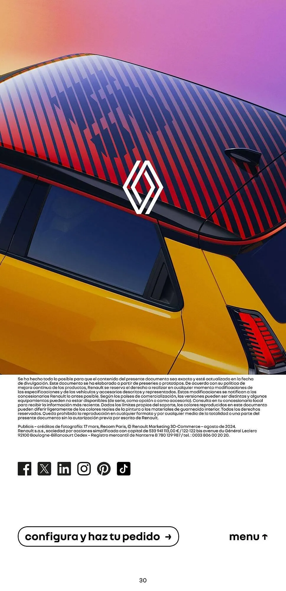 Catálogo de Folleto Renault 5 e-tech 5 de septiembre al 5 de septiembre 2025 - Página 30