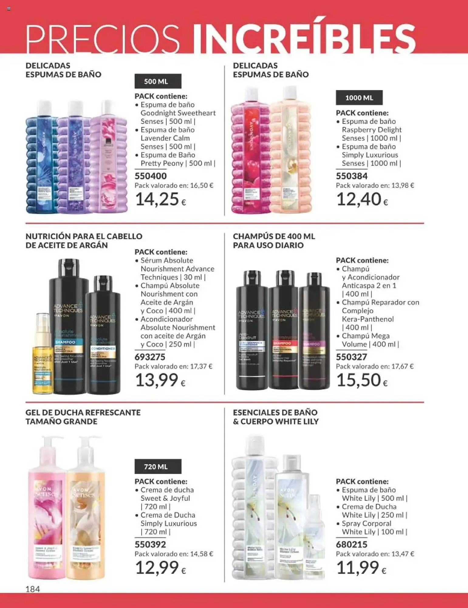 Catálogo de Folleto AVON 1 de julio al 31 de julio 2025 - Página 184