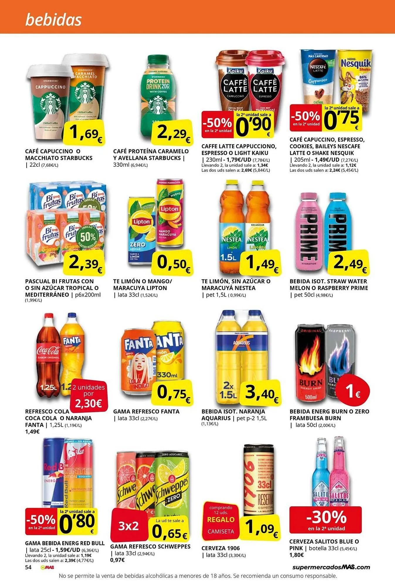Catálogo de Folleto Supermercados MAS 31 de octubre al 30 de noviembre 2025 - Página 54