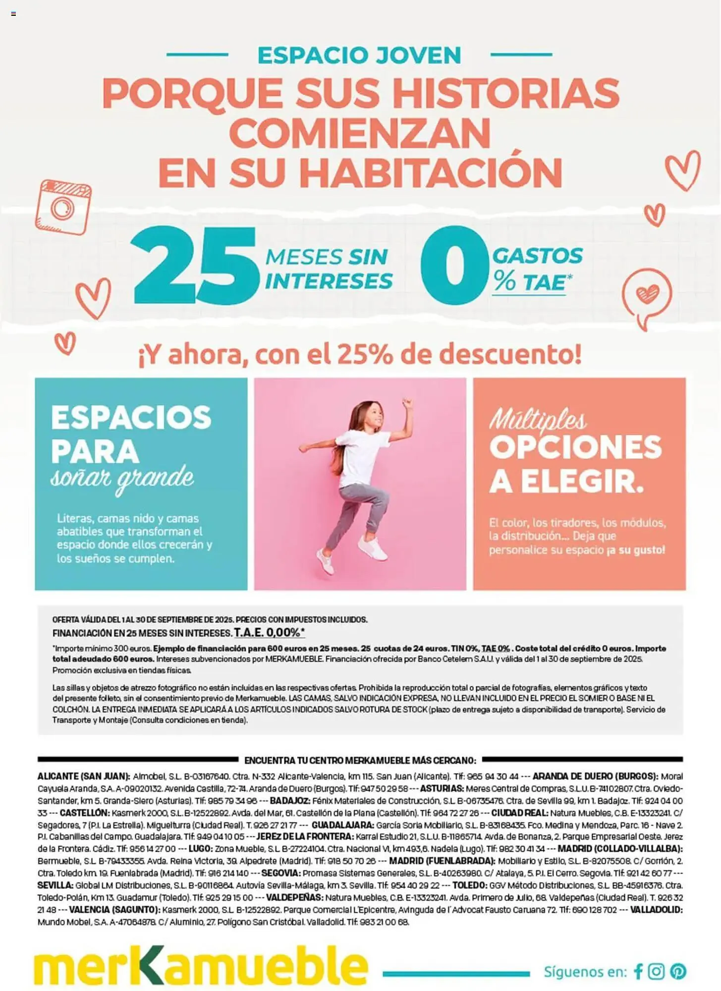 Catálogo de Folleto Merkamueble 1 de septiembre al 30 de septiembre 2025 - Página 27