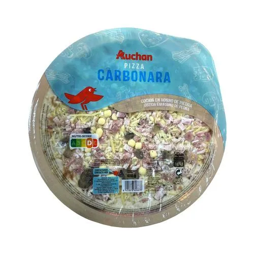 PRODUCTO ALCAMPO Pizza carbonara cocida en horno de piedra PRODUCTO ALCAMPO 400 g.