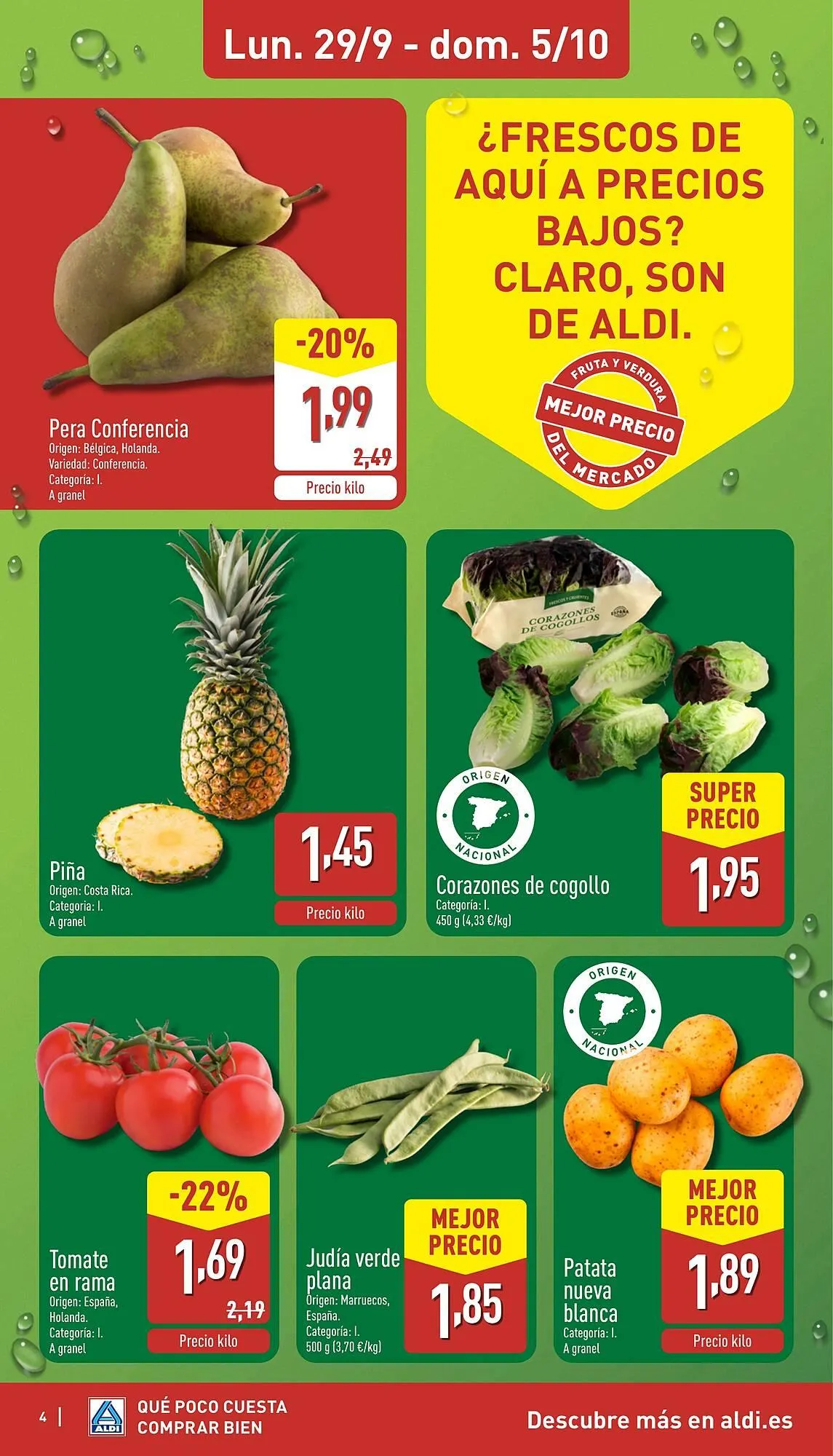 Catálogo de Folleto ALDI 29 de septiembre al 5 de octubre 2025 - Página 4