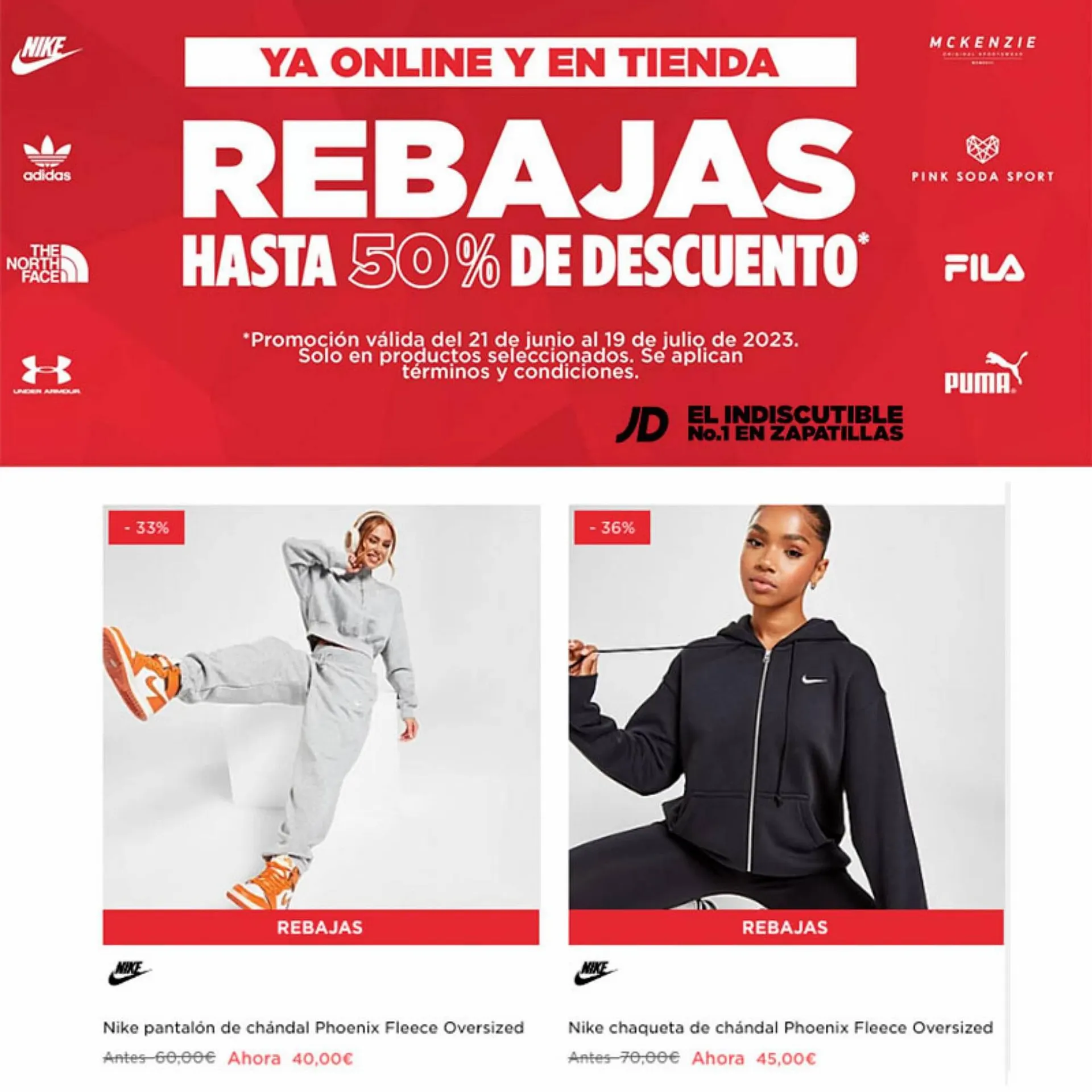 Catálogo de Folleto JD Sports 26 de junio al 19 de julio 2023 - Página 3