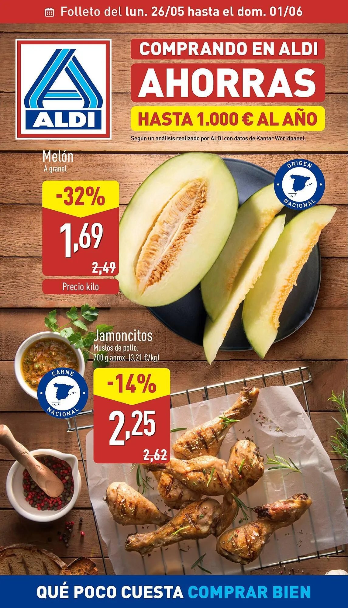 Catálogo de Folleto ALDI 26 de mayo al 1 de junio 2025 - Página 1