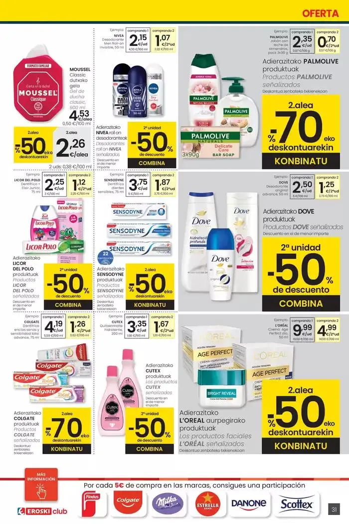 Catálogo de Prezio merkeagoa EROSKI CENTER 13 de marzo al 26 de marzo 2025 - Página 31
