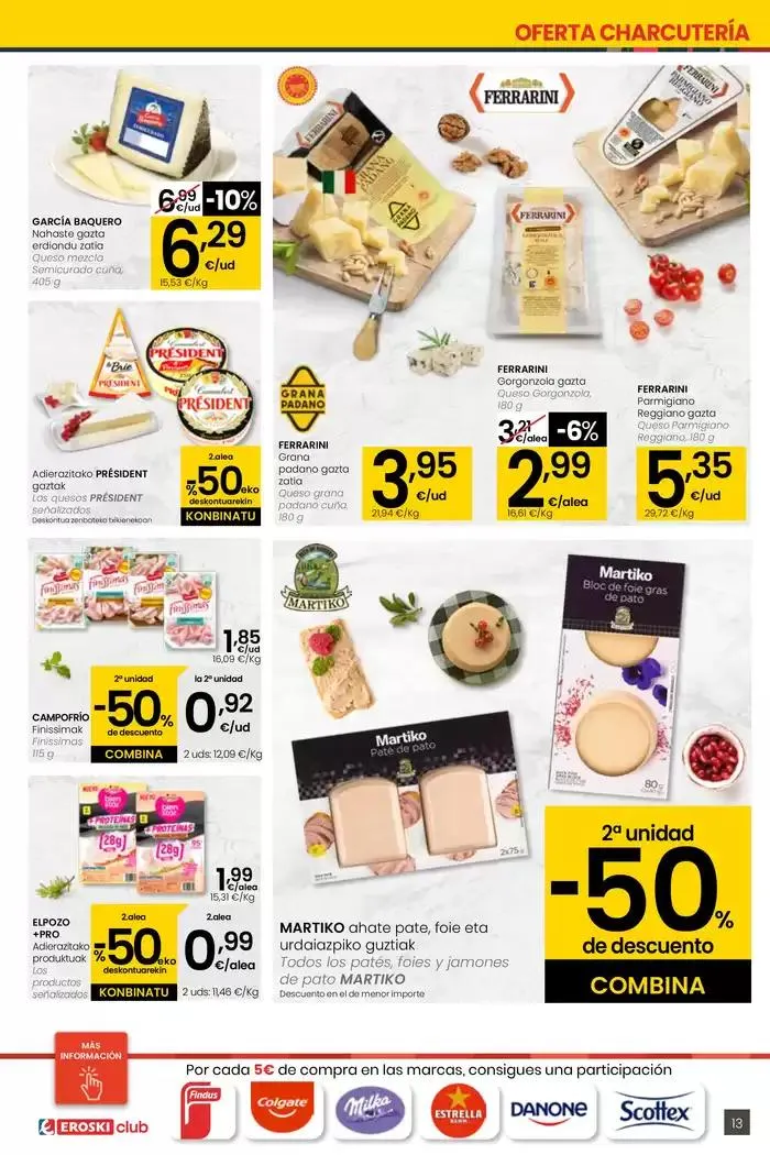 Catálogo de AUKERA OFERTA EROSKI CENTER 10 de abril al 29 de abril 2025 - Página 13