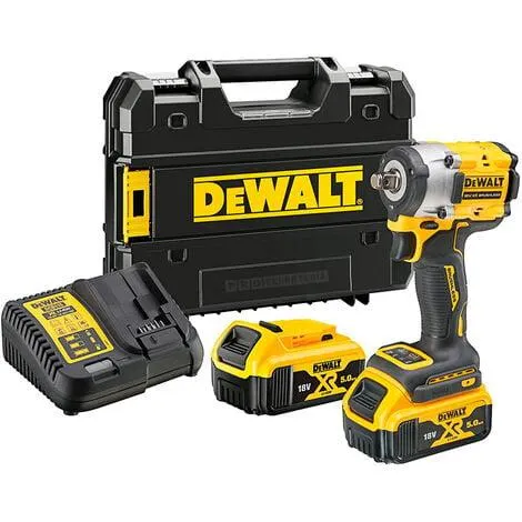 Dewalt DCF921P2T-QW Llave Impacto XR 18V 1/2&quot 406Nm 2 x baterías de 5ah
