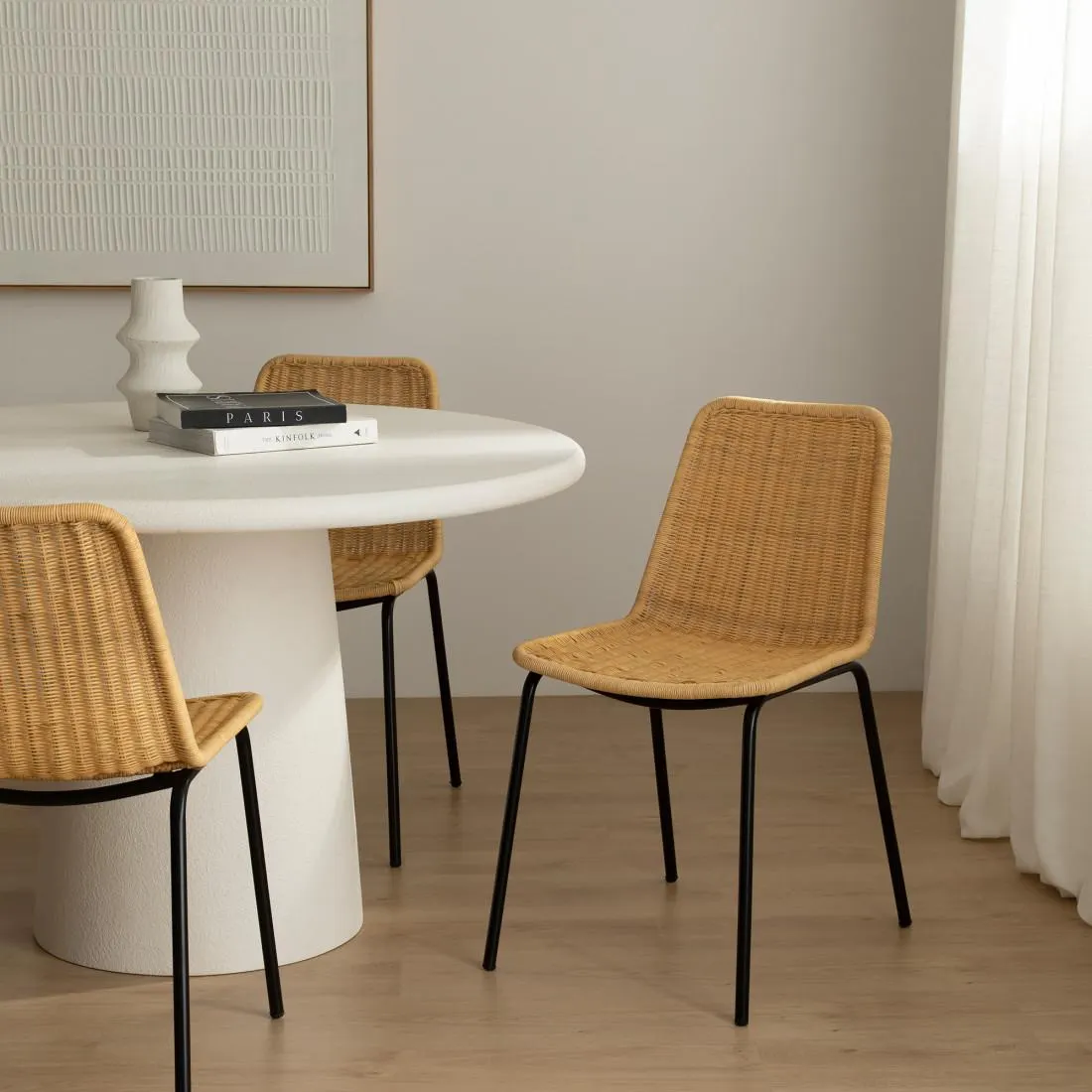 Silla ratán natural