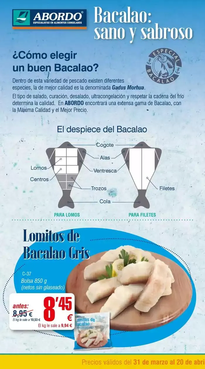 Catálogo de Ventresca de Bacalao Blanco 31 de marzo al 20 de abril 2025 - Página 4