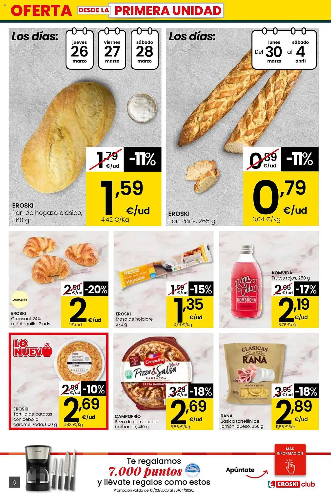 Catálogo de Folleto Eroski 26 de marzo al 15 de abril 2026 - Página 6