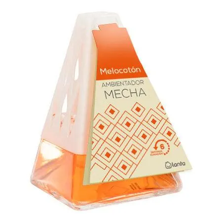 Ambientador tipo mecha Lanta melocotón