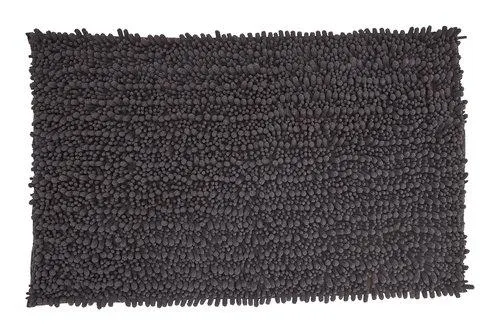 Alfombrilla de baño ROSVIK chenilla antracita