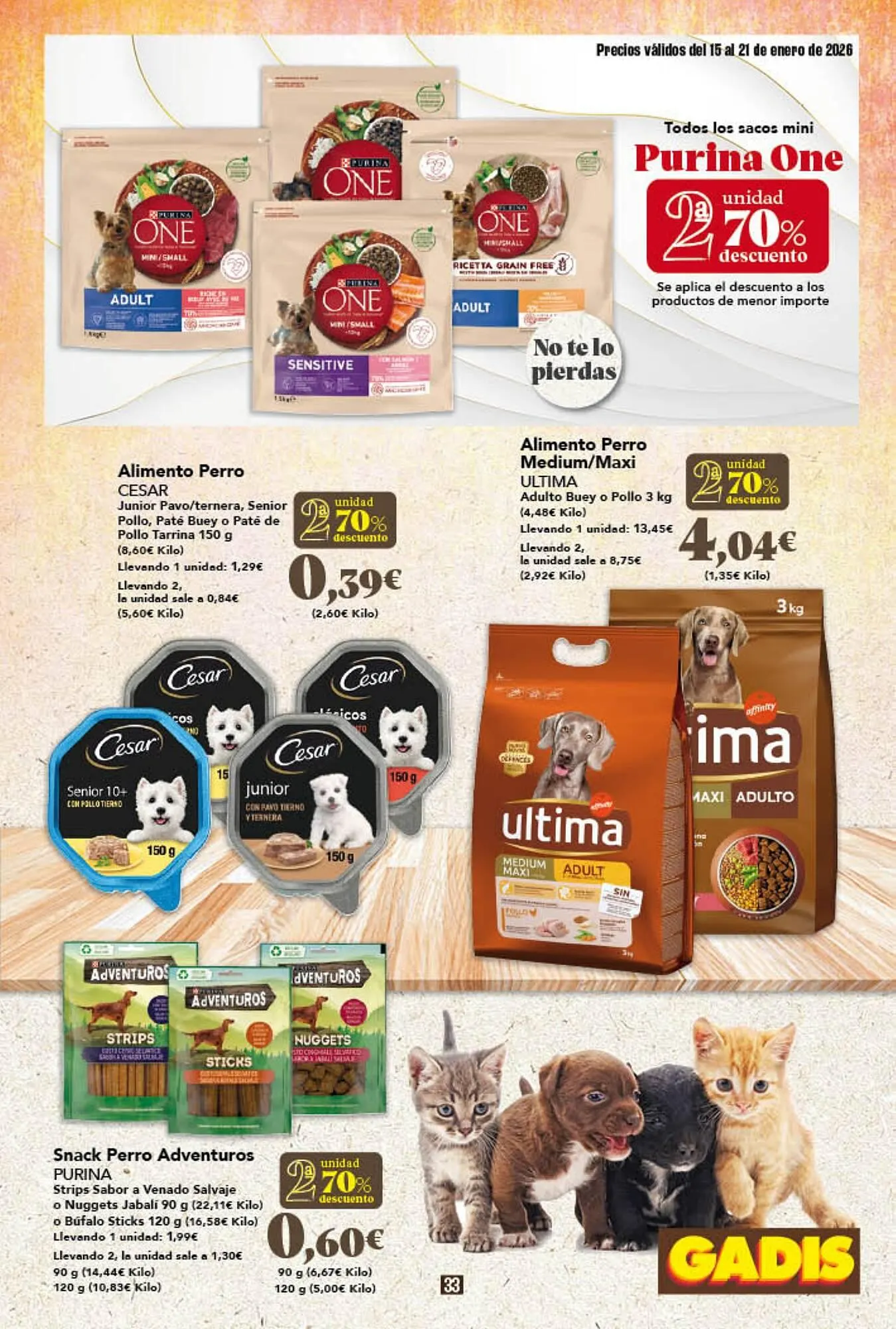 Catálogo de Folleto Gadis 15 de enero al 21 de enero 2026 - Página 33