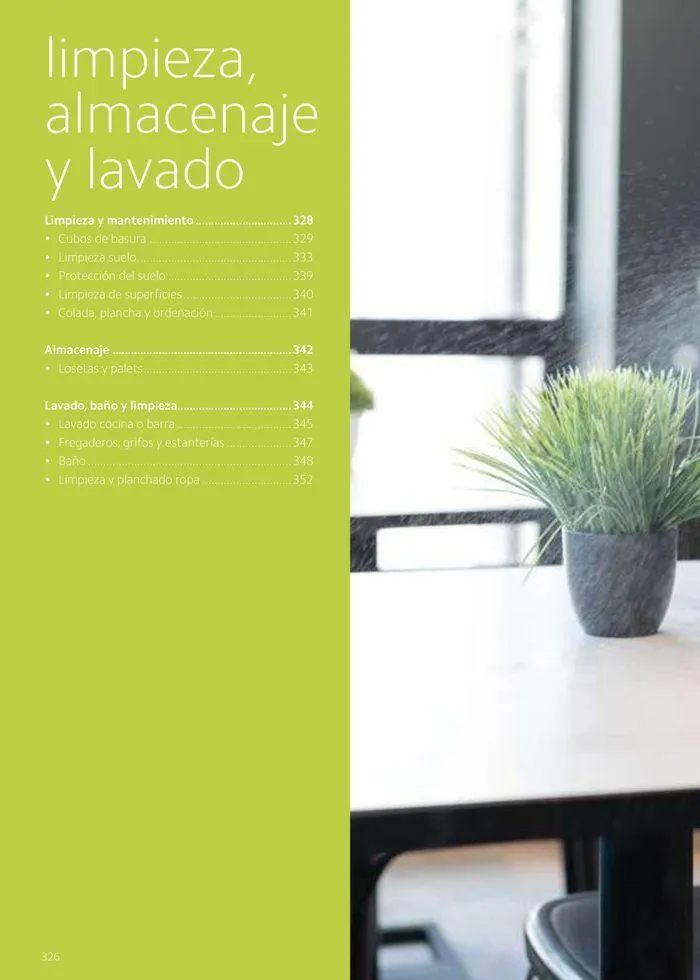 Catálogo de Equipamiento y suministros 23 de julio al 30 de noviembre 2024 - Página 326