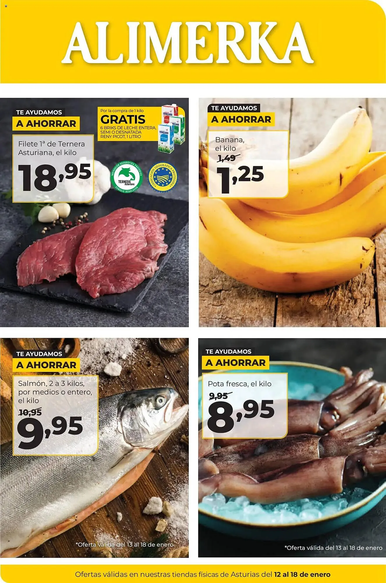 Catálogo de Folleto Alimerka 12 de enero al 18 de enero 2026 - Página 1