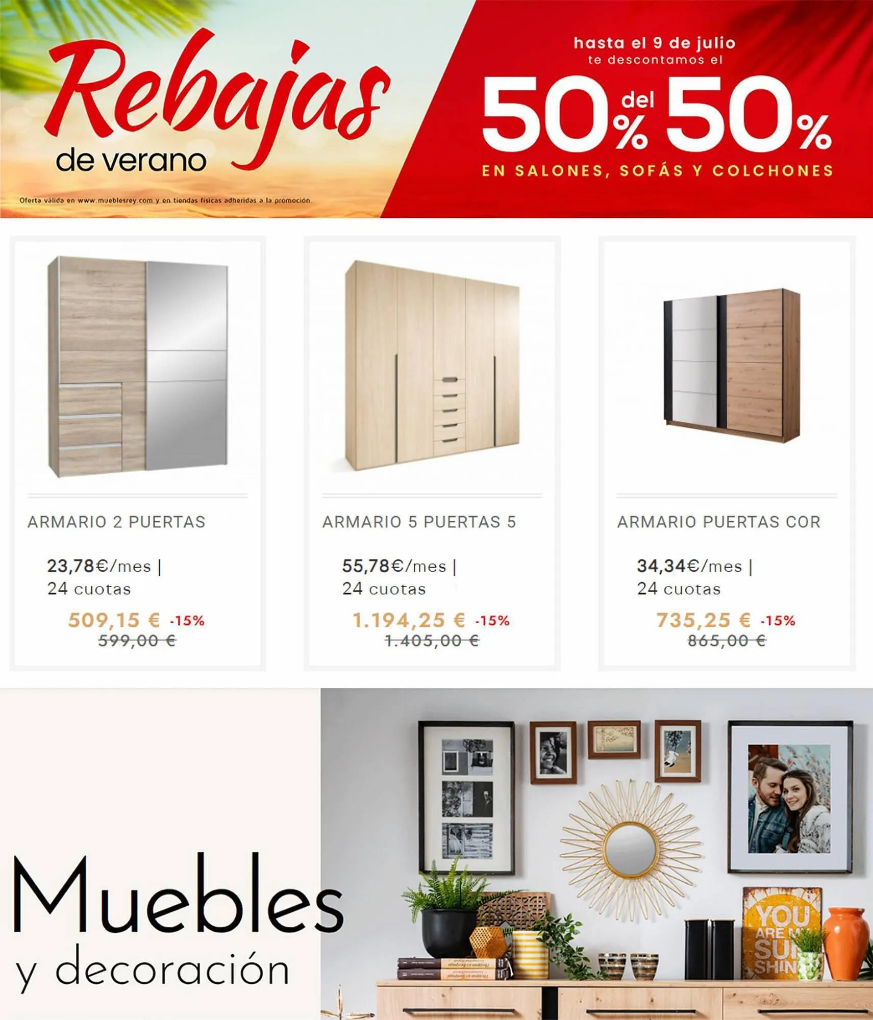 Catálogo de Folleto Muebles Rey 26 de junio al 10 de julio 2023 - Página 5