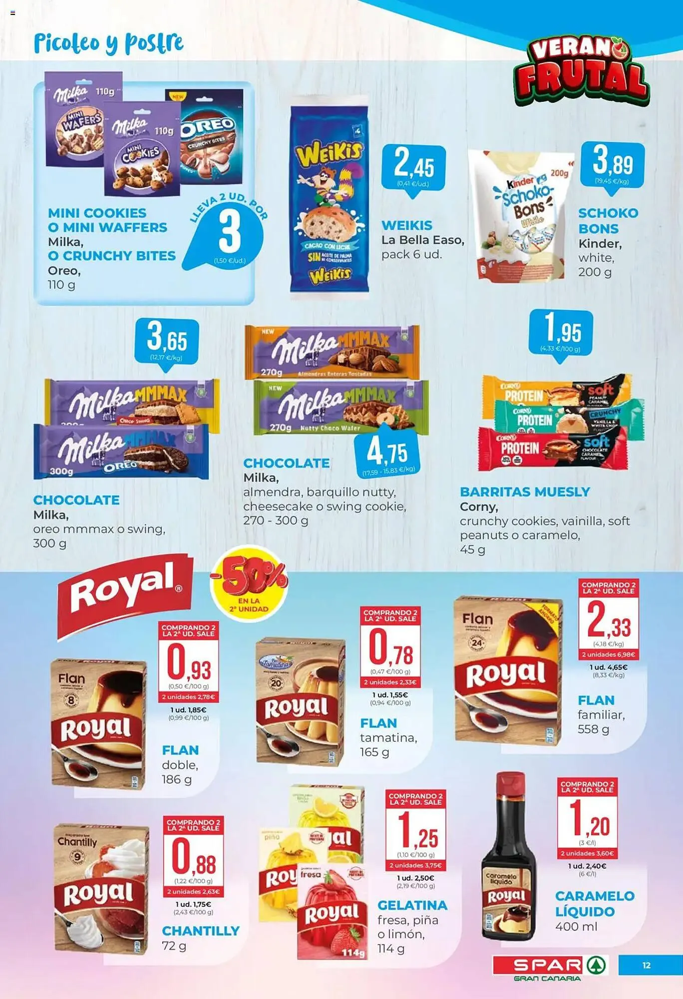 Catálogo de Folleto SPAR Gran Canaria 11 de julio al 24 de julio 2025 - Página 12