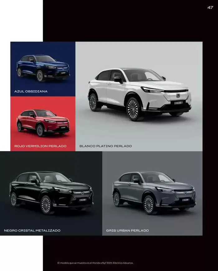 Catálogo de Honda E:Ny1 30 de agosto al 30 de junio 2025 - Página 47