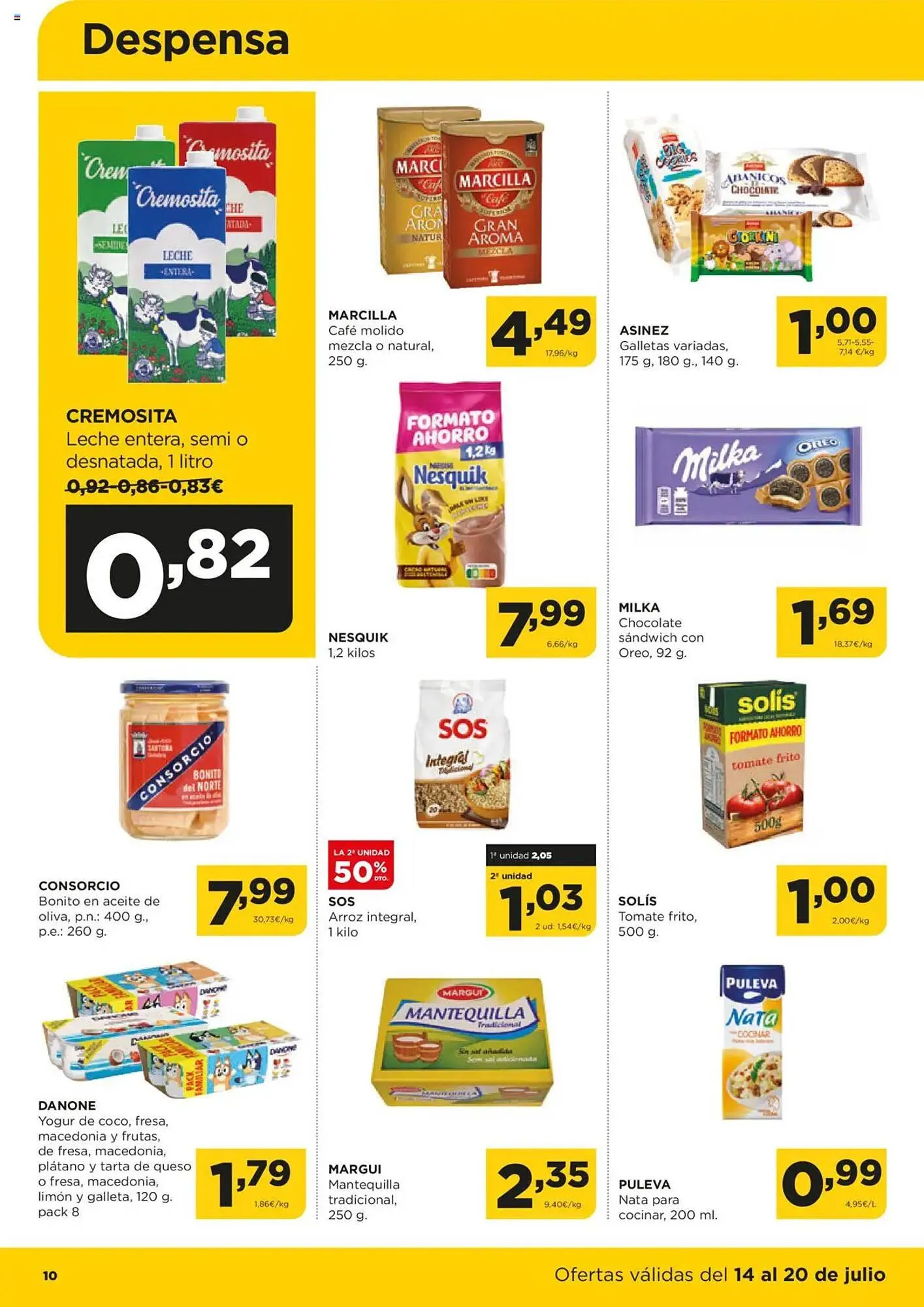 Catálogo de Folleto Alimerka 14 de julio al 20 de julio 2025 - Página 10