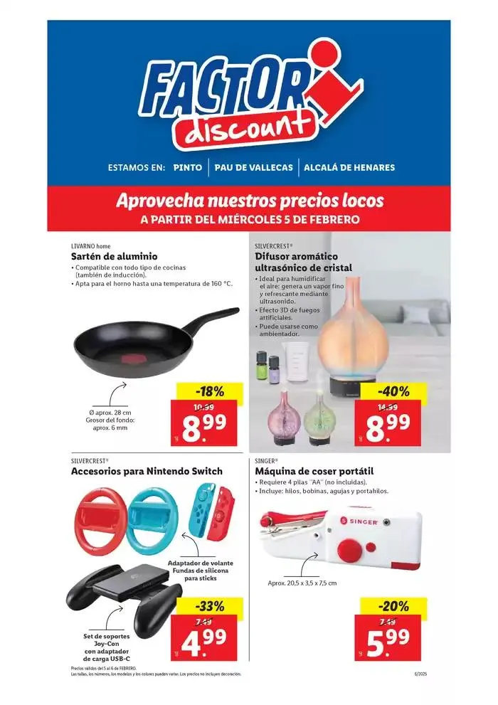 Factori discount - Ofertas válidas del 05/02 al 10/02. - 1