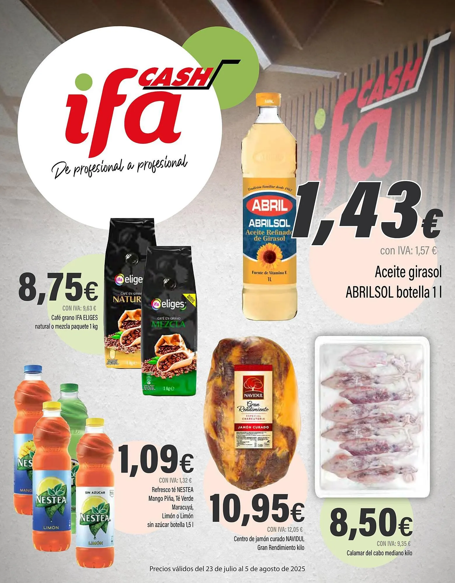 Catálogo de Folleto Cash Ifa 23 de julio al 5 de agosto 2025 - Página 1