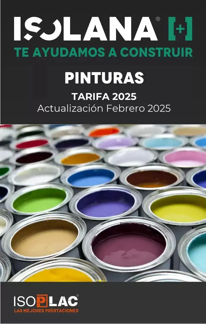 PINTURAS – TARIFA ISOLANA - 1