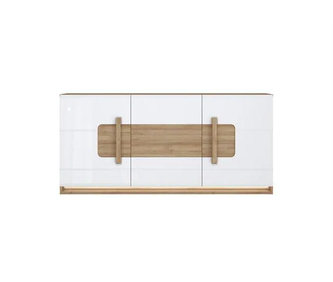 Aparador 1 cajón 3 puertas MONTREAL blanco