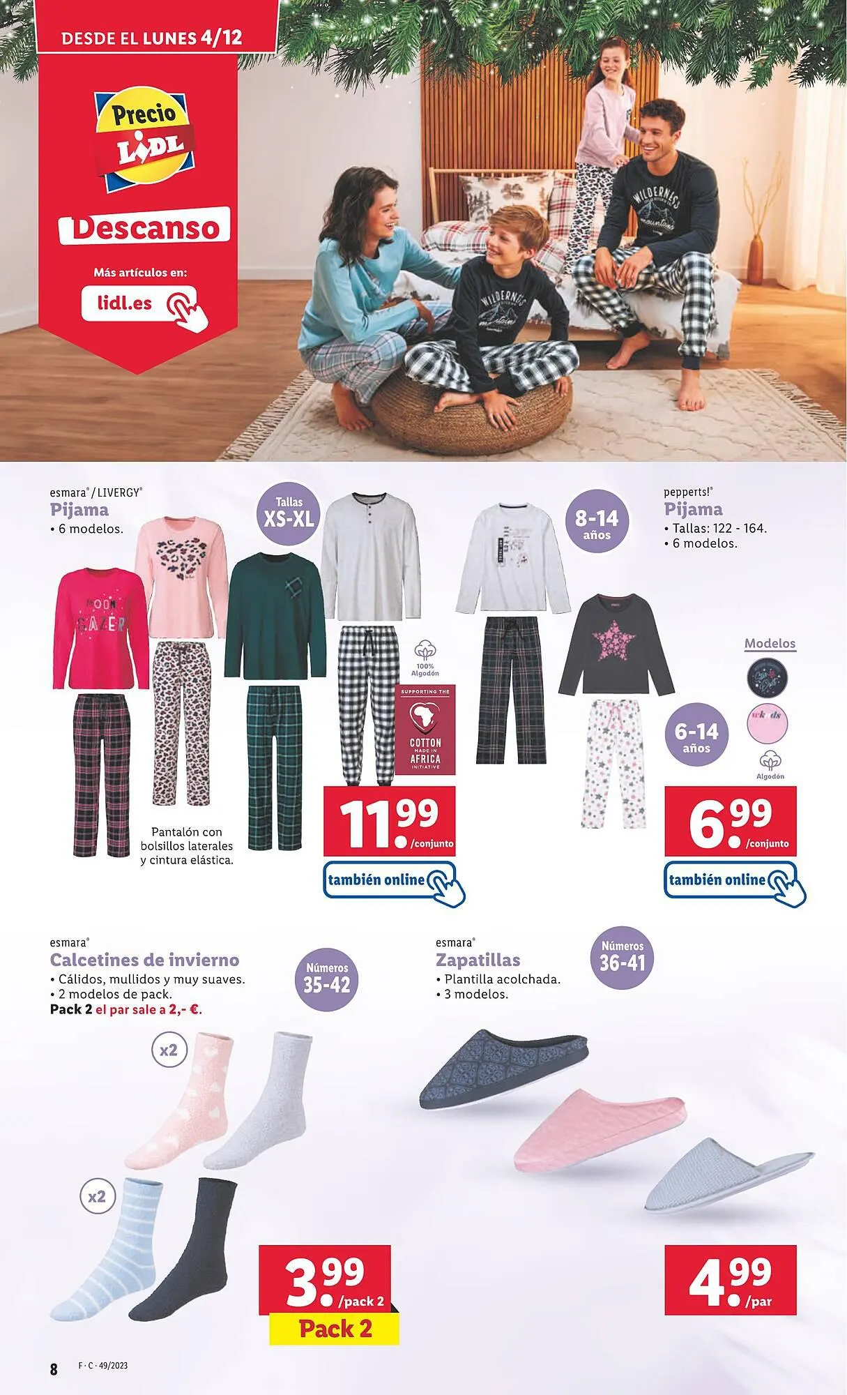 Catálogo de Folleto Lidl 4 de diciembre al 10 de diciembre 2023 - Página 8