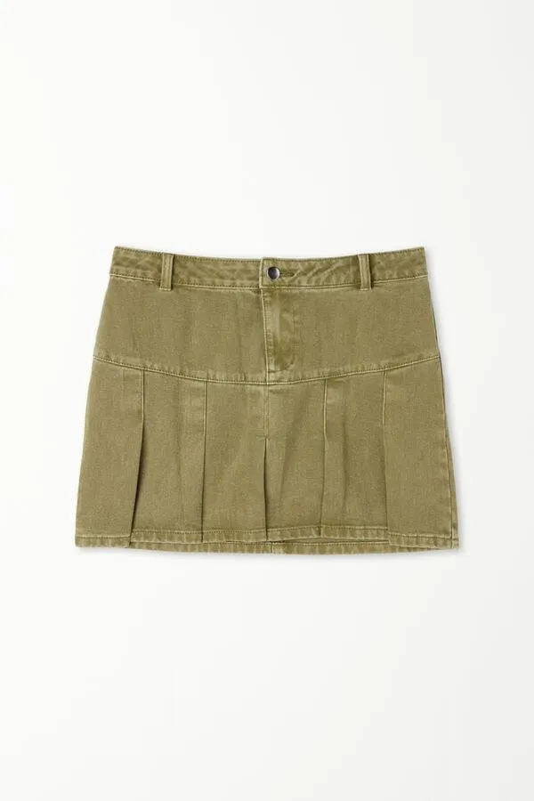 Minifalda Vaquera con Volante