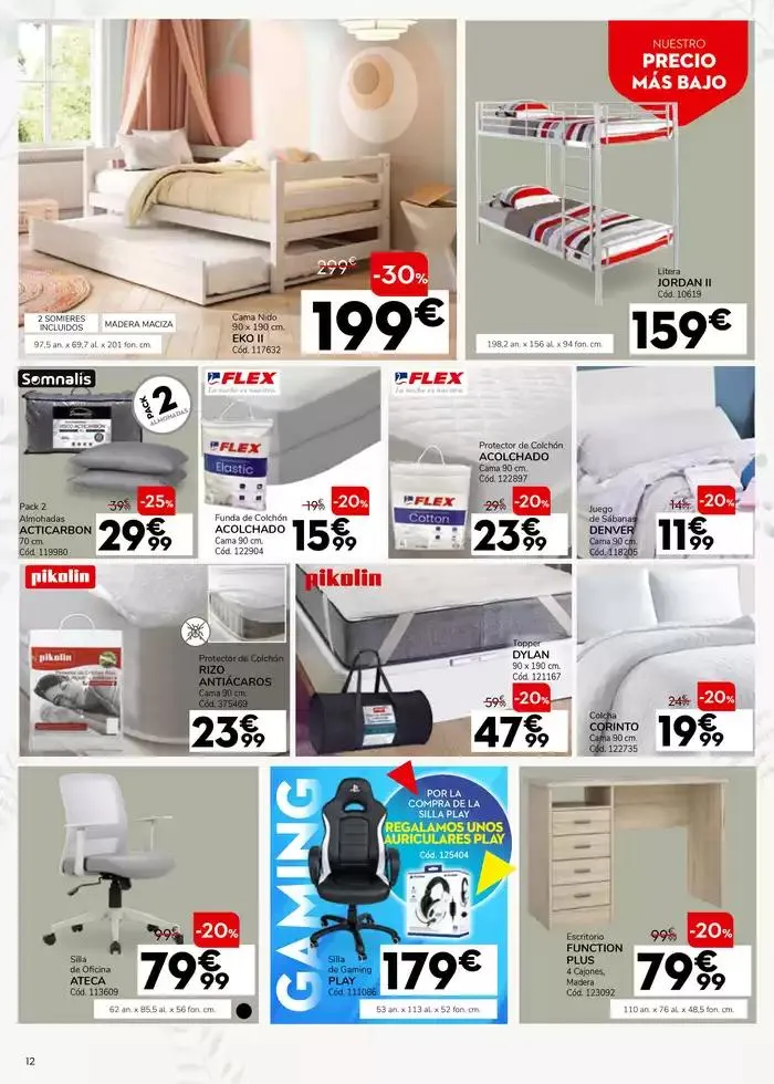 Catálogo de Hasta un 60% de descuento en descanso 2 de mayo al 28 de mayo 2025 - Página 12