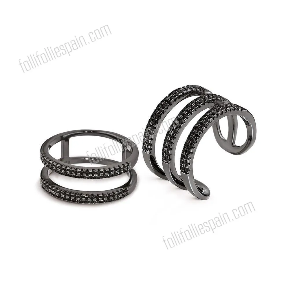 Folli Follie Moda plata Anillo en Half-Price Essentials