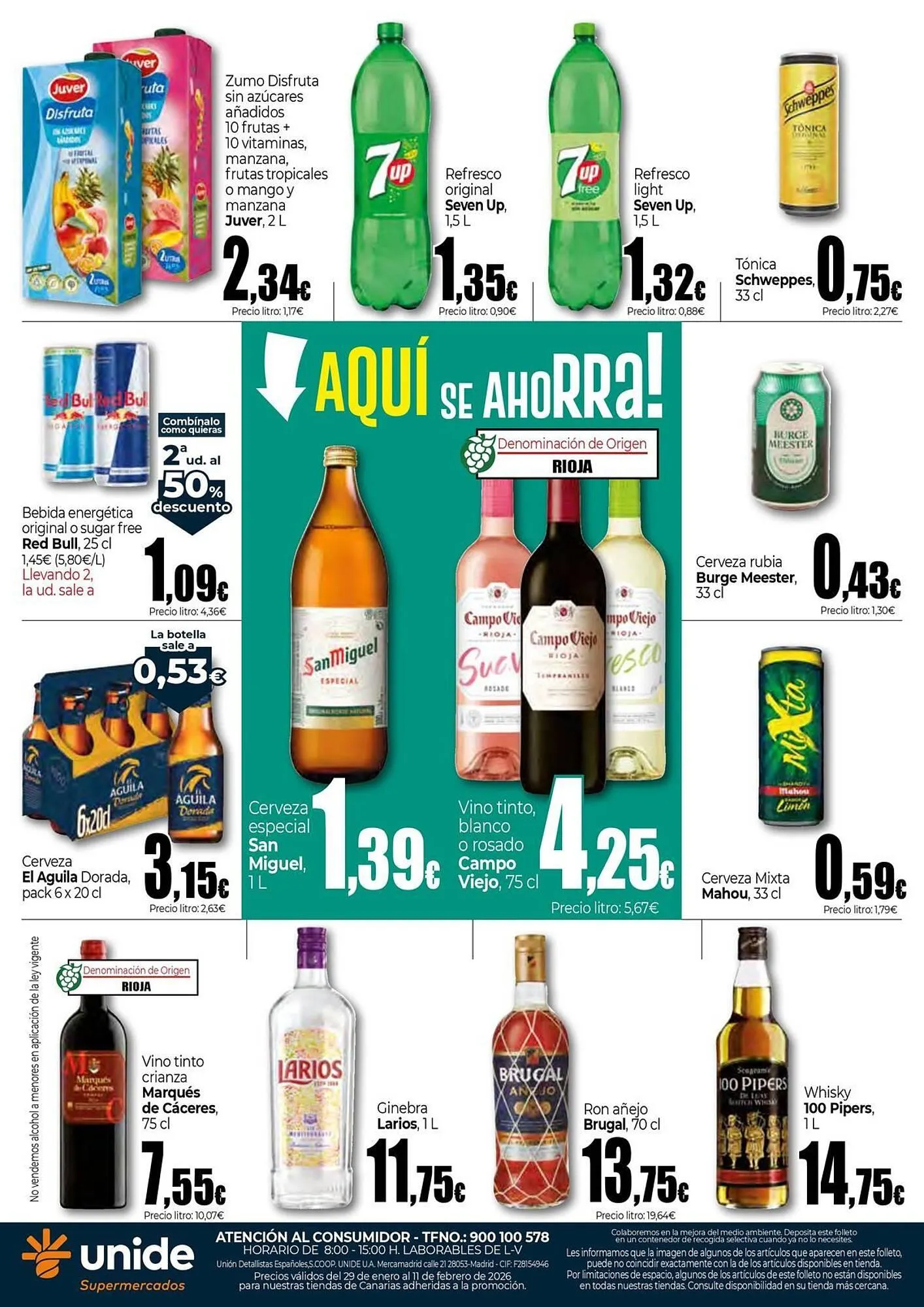 Catálogo de Folleto Unide Supermercados 29 de enero al 11 de febrero 2026 - Página 8