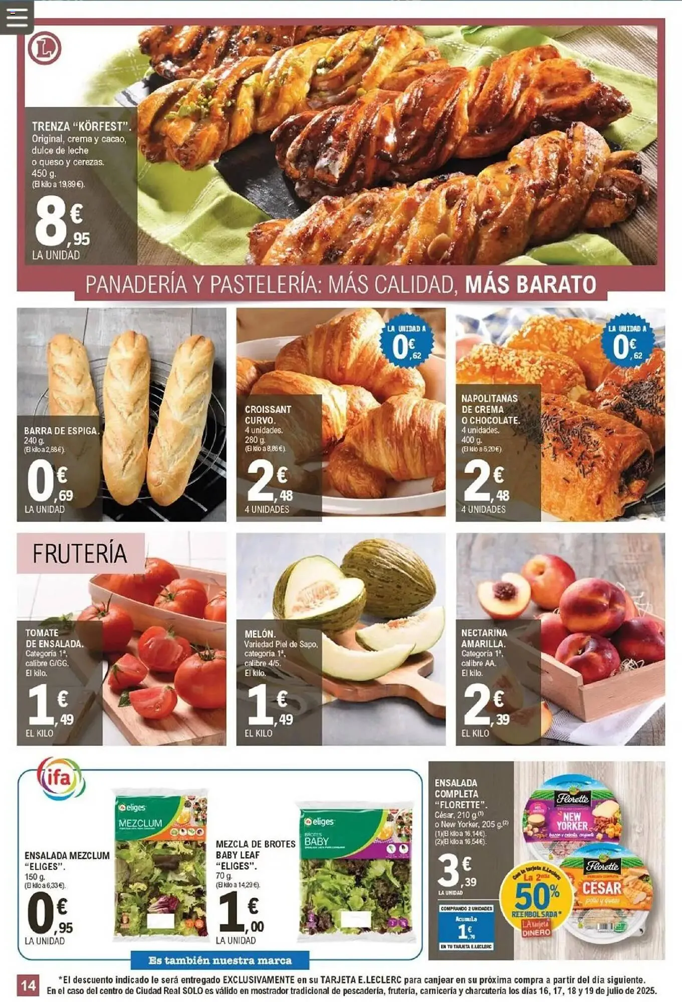 Catálogo de Folleto E.Leclerc 16 de julio al 27 de julio 2025 - Página 14