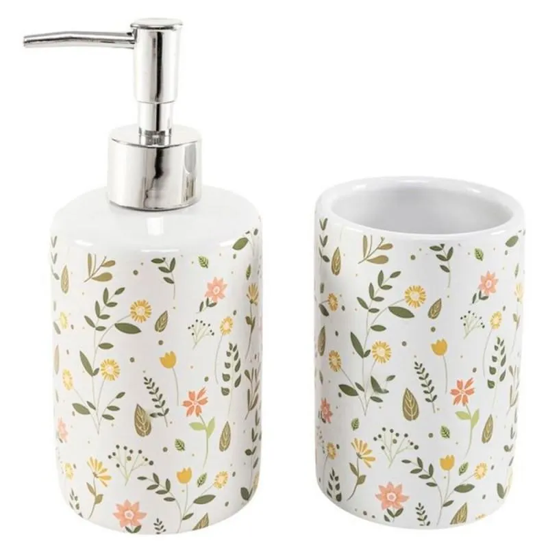 JUEGO DE BAÑO D'CASA FLORES 22212964
