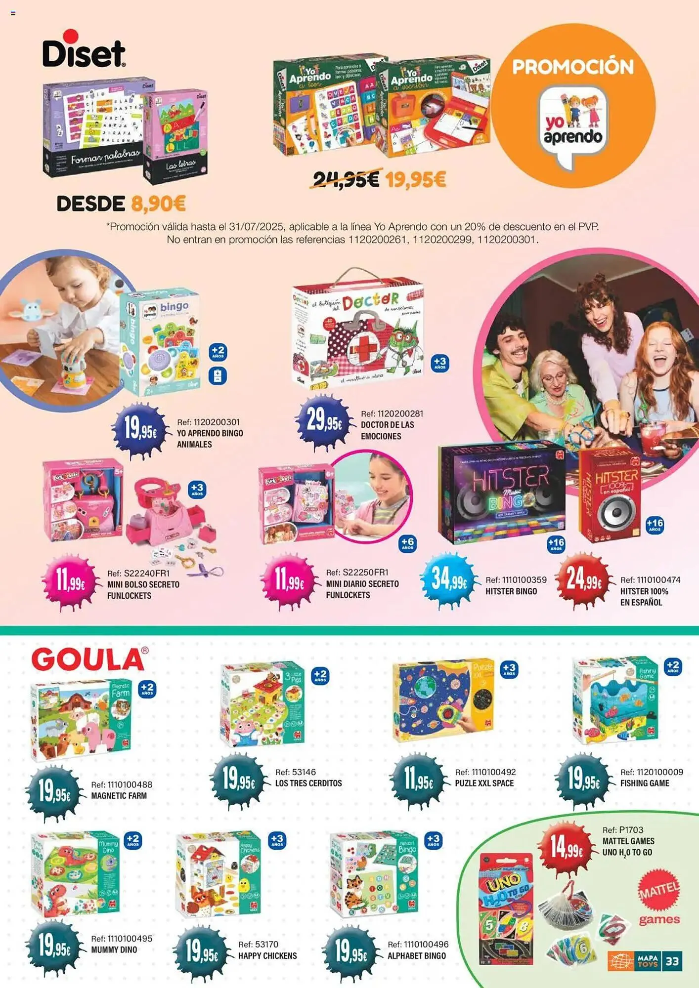 Catálogo de Folleto Todojuguete 13 de junio al 1 de agosto 2025 - Página 33
